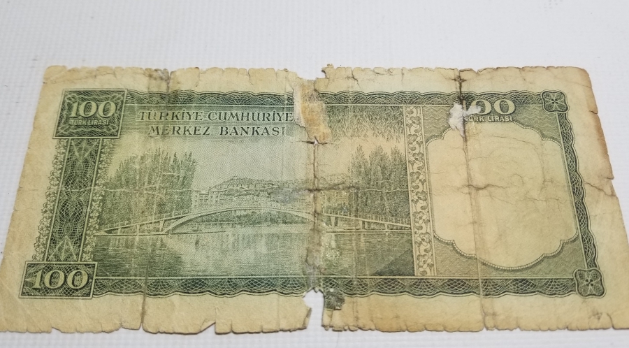 KOLEKSİYONLUK 5. EMİSYON KAĞIT 100 LİRA