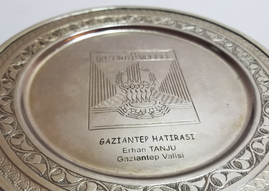 GAZİANTEP HATIRASI BAKIR DUVAR TABAĞI