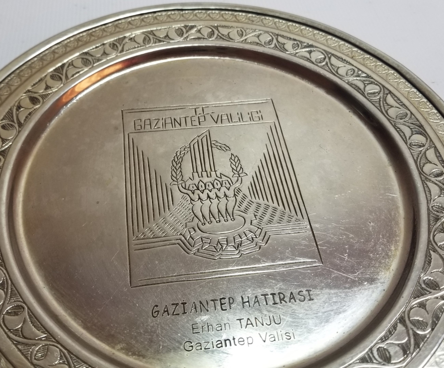 GAZİANTEP HATIRASI BAKIR DUVAR TABAĞI