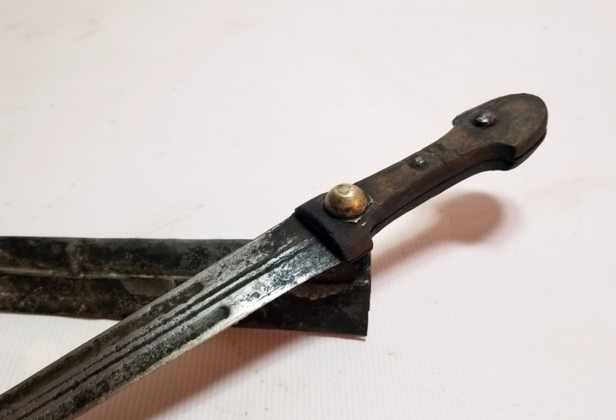 ÇİFT KAN OLUKLU NADİR TİPTE OSMANLI DÖNEMİ ÇERKES KAMASI
