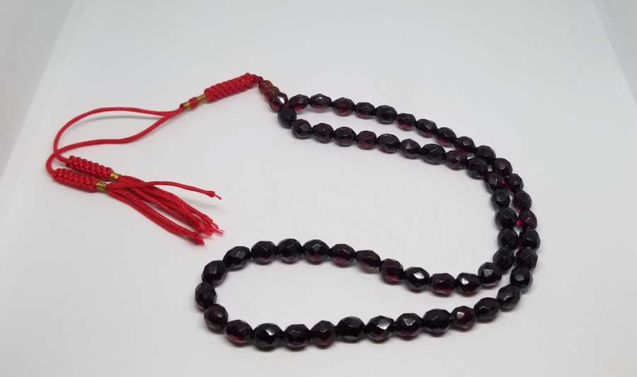FASETA KESİMLİ DOĞAL TAŞ 99LUK NAMAZ TESPİHİ