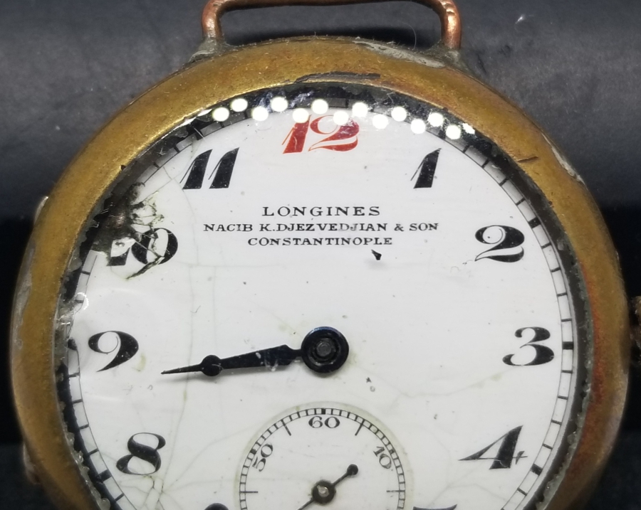 OSMANLI DÖNEMİ ÇOK NADİR LONGINES NECİB K.DJEZVEJIAN & SON CONSTANTINOPLE KOL SAATİ