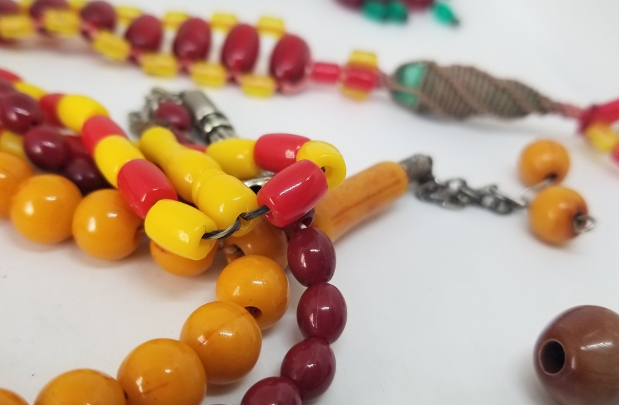 KEHRİBAR VE KATALİN GÖRÜNÜMLÜ TESPİH LOTU
