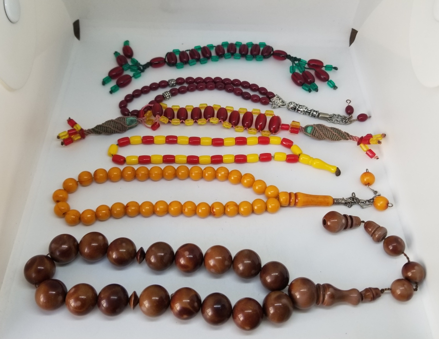 KEHRİBAR VE KATALİN GÖRÜNÜMLÜ TESPİH LOTU