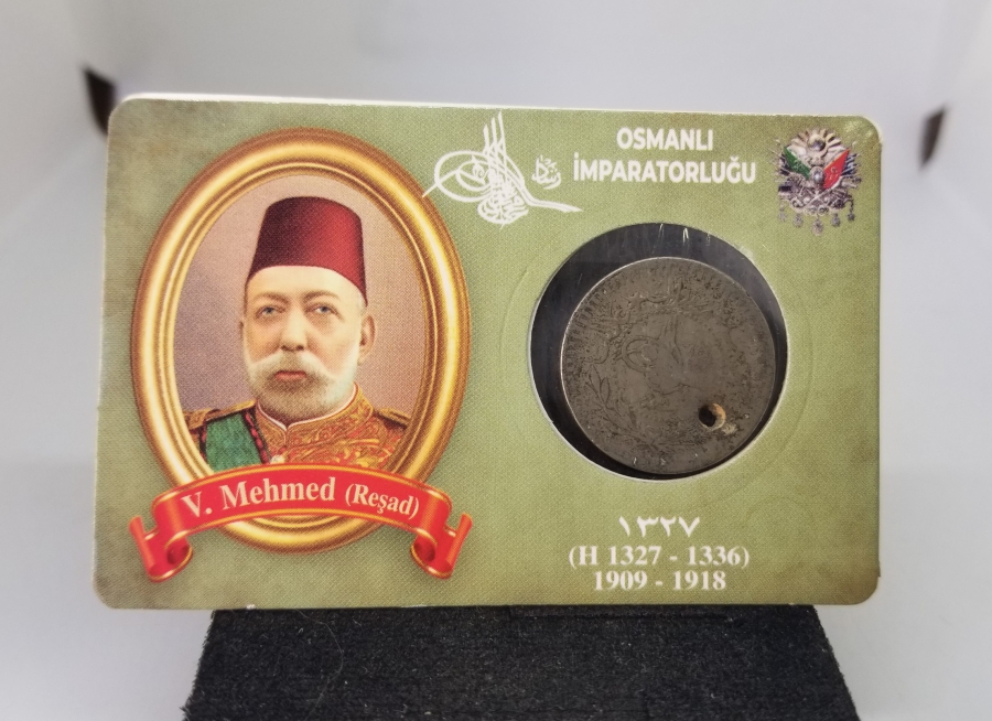 MEHMET REŞAT HAN DÖNEMİ KOLEKSİYONLUK NİKEL 40 PARA