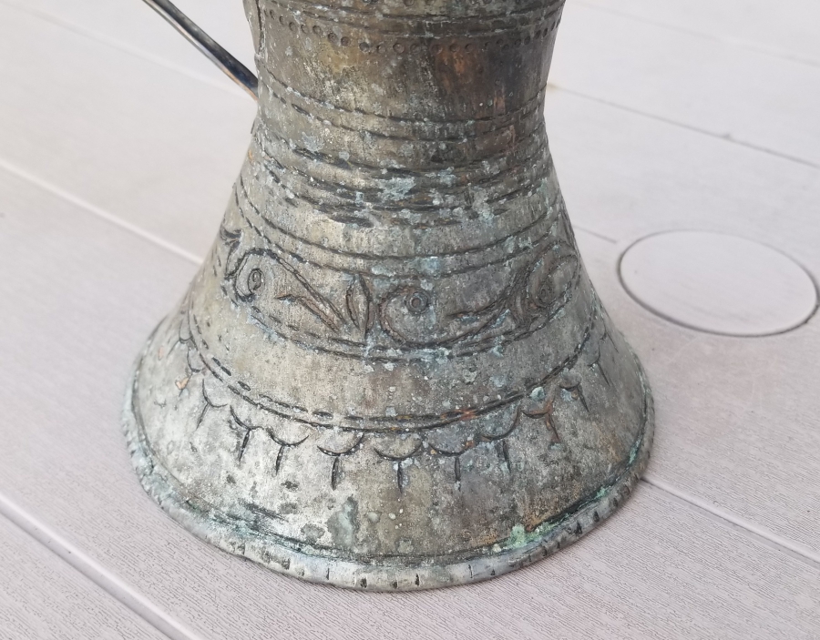 OSMANLI DÖNEMİ USTA DAMGALI BAKIR CEZVE