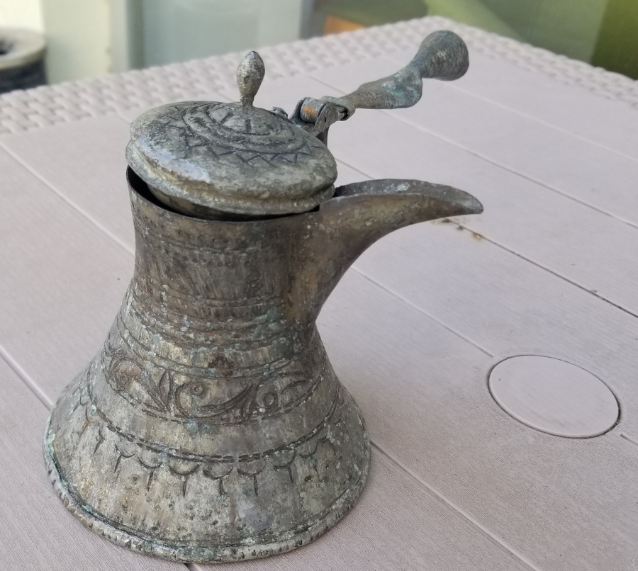 OSMANLI DÖNEMİ USTA DAMGALI BAKIR CEZVE