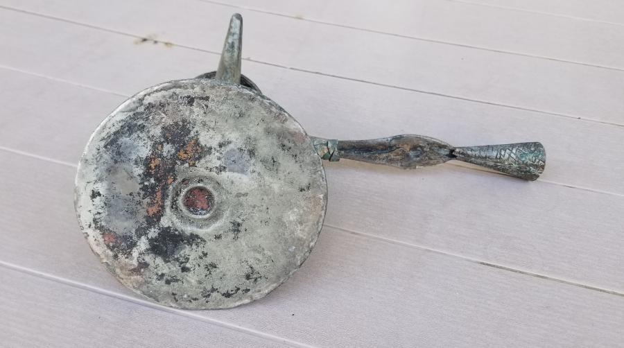 OSMANLI DÖNEMİ USTA DAMGALI BAKIR CEZVE
