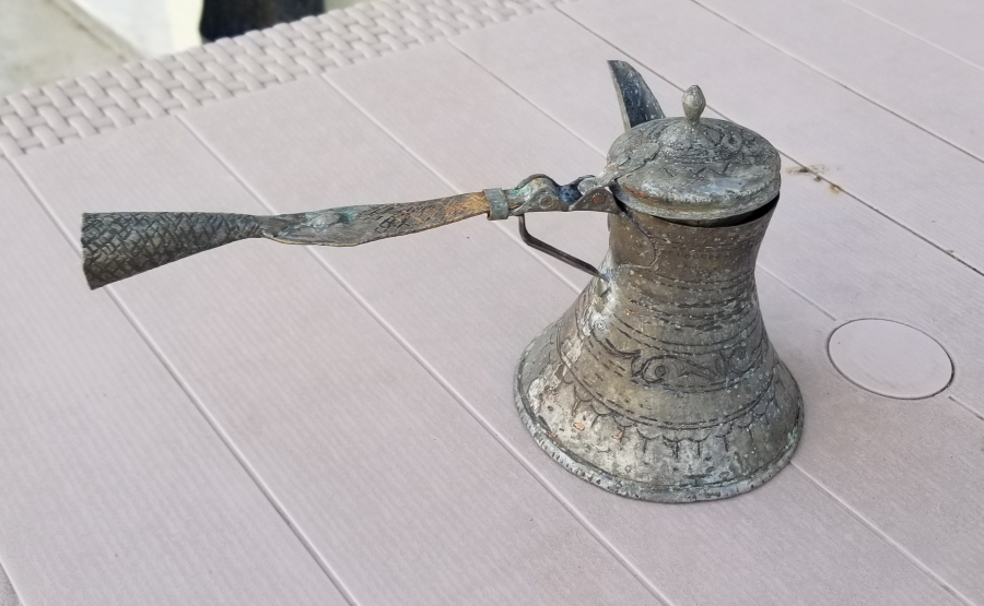 OSMANLI DÖNEMİ USTA DAMGALI BAKIR CEZVE