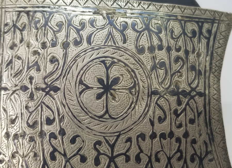 OSMANLI DÖNEMİ SAVATLI GÜMÜŞ ÇERKES KEMER PARÇASI