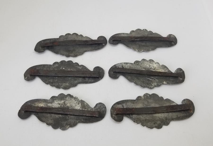 OSMANLI DÖNEMİ ÜZERİ AY YILDIZ FİGÜRLÜ ÇERKES KEMER PARÇALARI