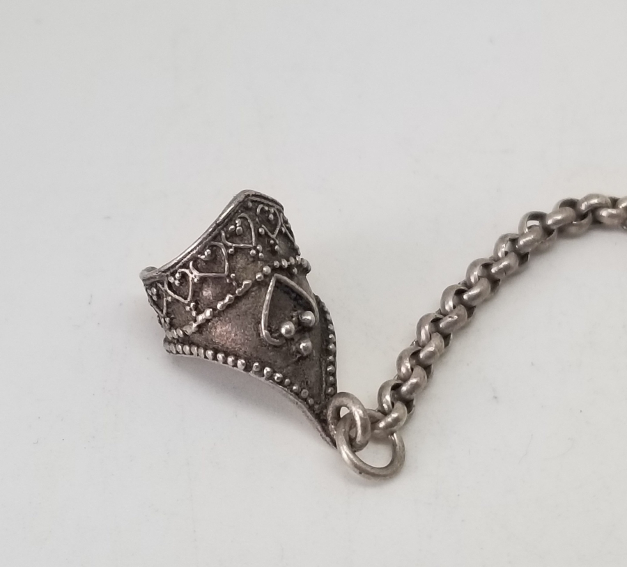 OSMANLI DÖNEMİ ÇOK NADİR ŞAMAN İŞİ GÜMÜŞ TAKI