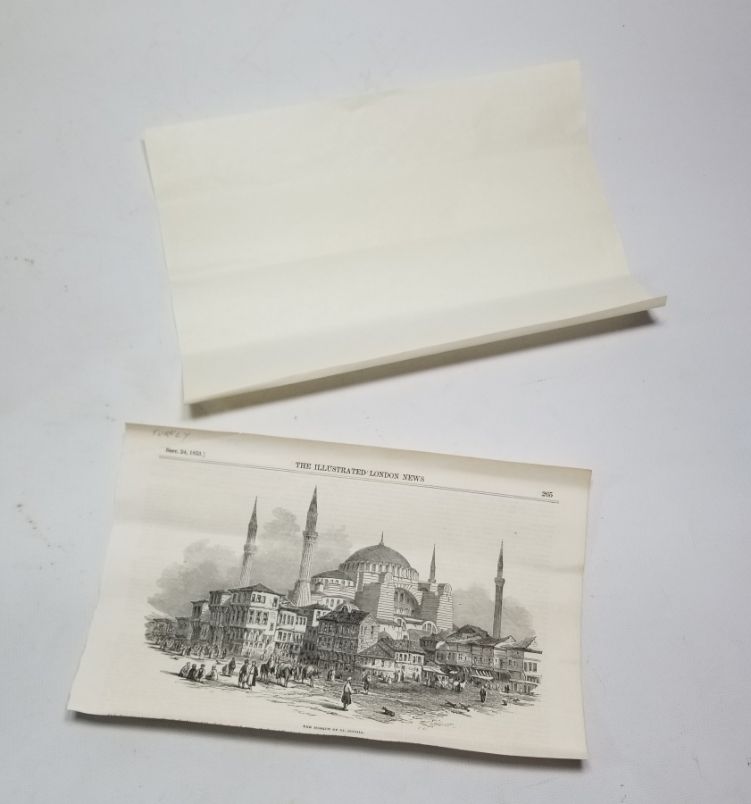 AYASOFYA CAMİİ GÖRSELLİ OSMANLI DÖNEMİ GRAVÜR
