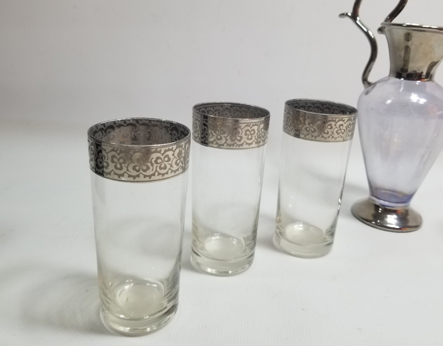 GÜMÜŞ SIVAMA İŞÇİLİKLİ ŞERBET TAKIMI