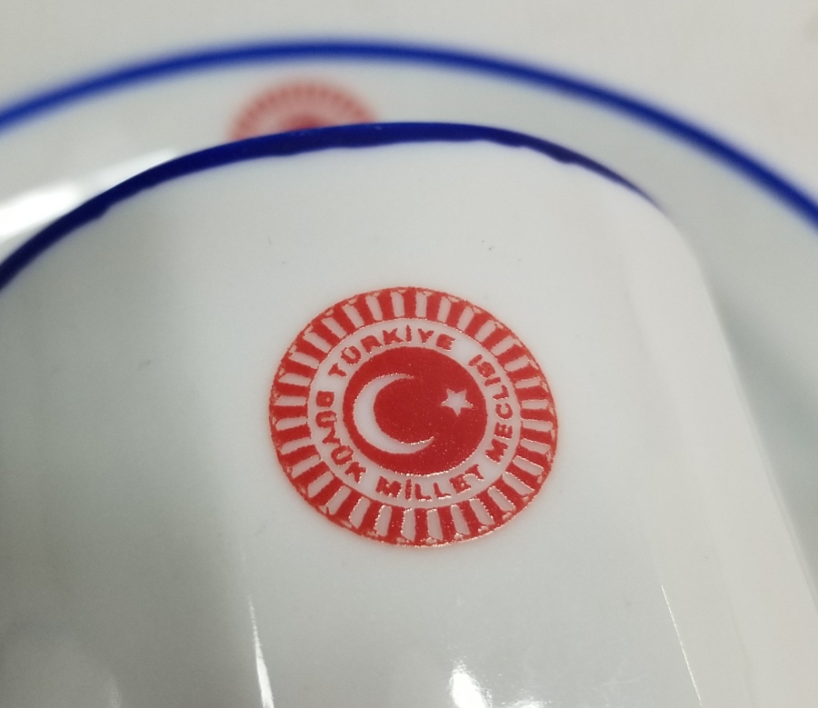 TBMM HATIRASI ÇİFT FİNCAN TAKIMI