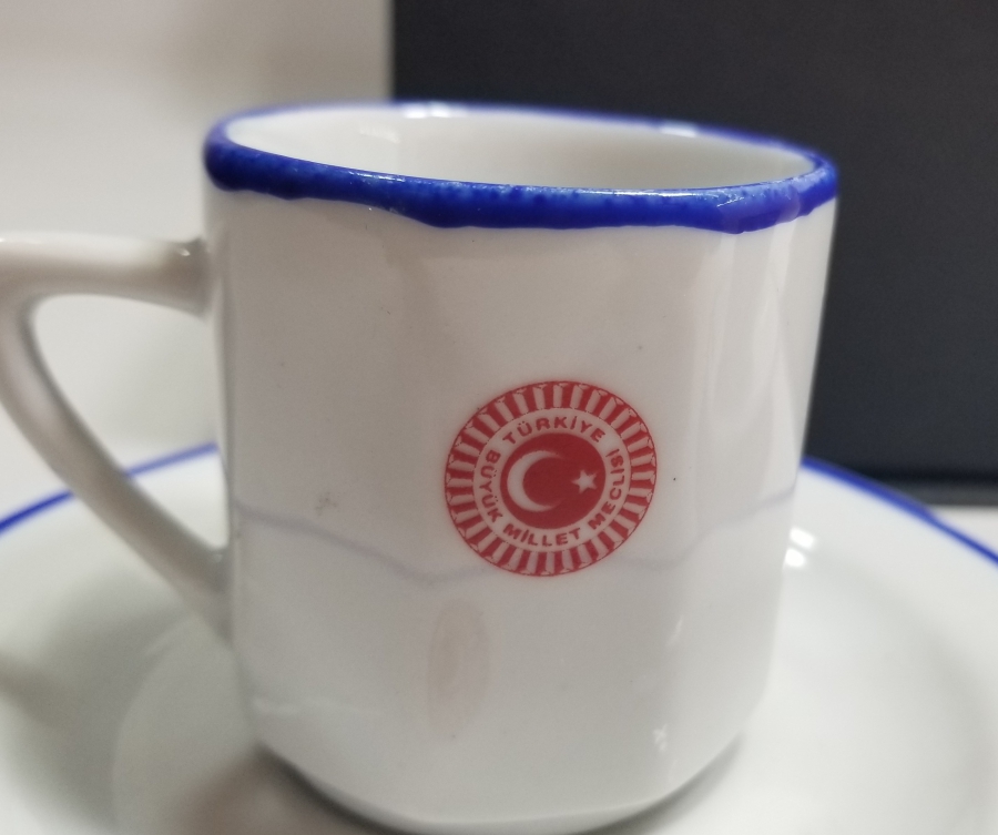 TBMM HATIRASI ÇİFT FİNCAN TAKIMI