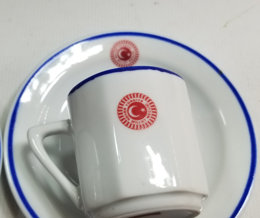 TBMM HATIRASI ÇİFT FİNCAN TAKIMI