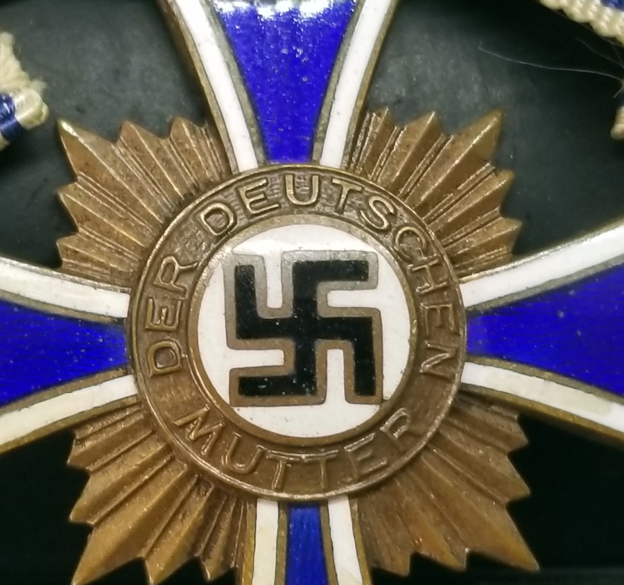 1938 NAZİ ALMAN ANNELİK ŞEREF MADALYASI