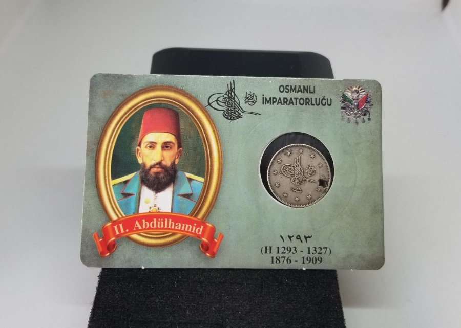 SULTAN ABDÜLHAMİD HAN DÖNEMİ KOLEKSİYONLUK GÜMÜŞ 2 KURUŞ MECİDİYE