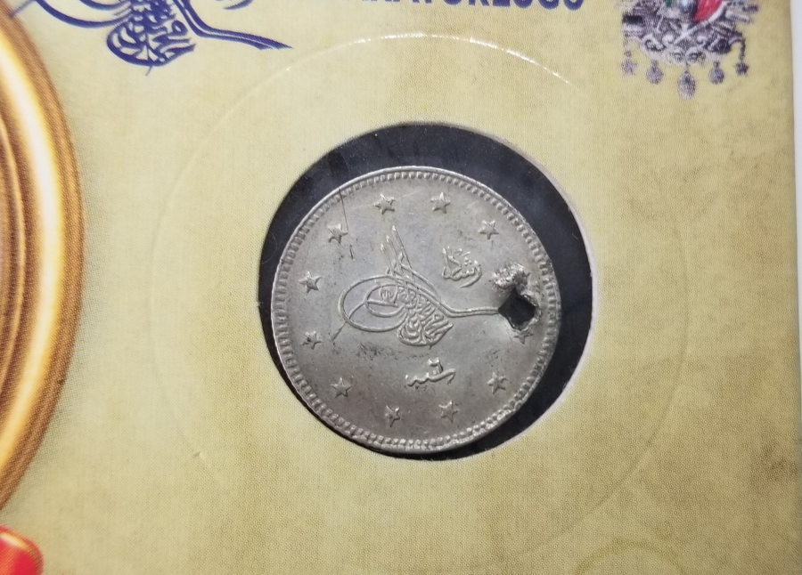 SULTAN MEHMET REŞAT HAN DÖNEMİ KOLEKSİYONLUK GÜMÜŞ 2 KURUŞ MECİDİYE
