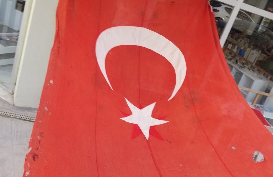 OSMANLI SON DÖNEM DEV BOYDA BAYRAK