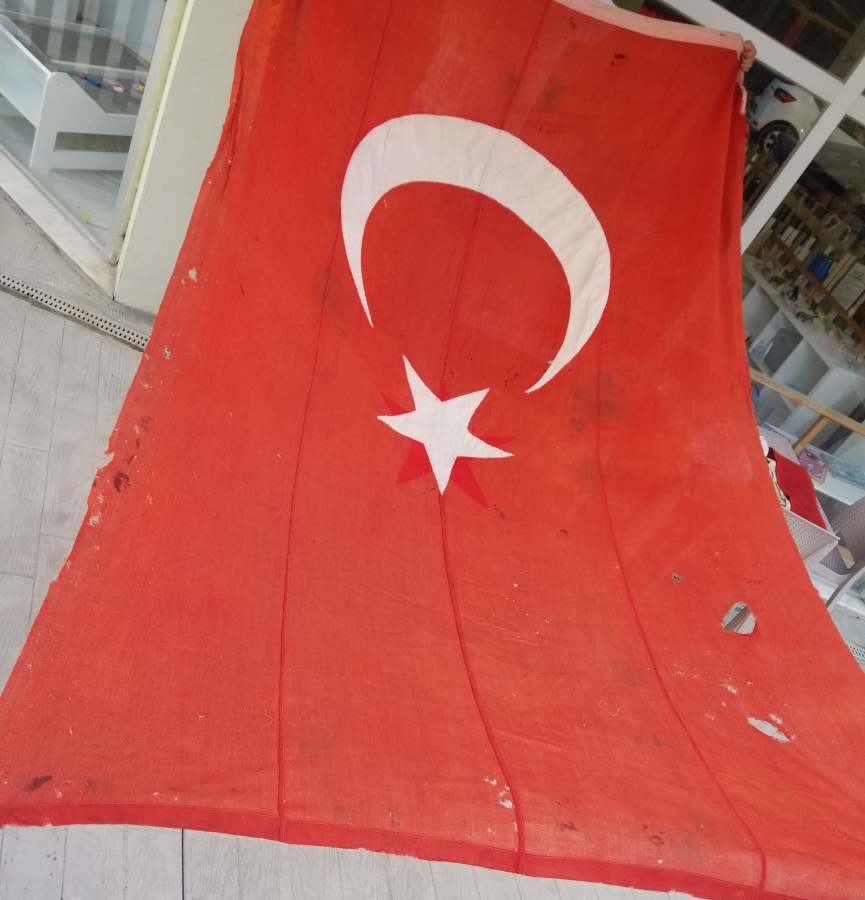 OSMANLI SON DÖNEM DEV BOYDA BAYRAK