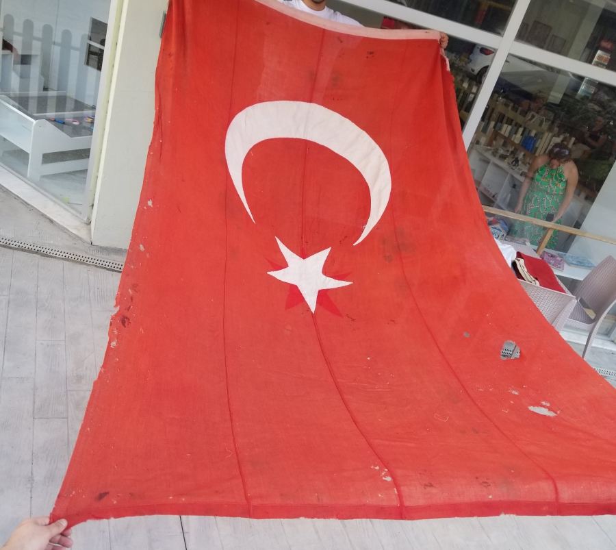 OSMANLI SON DÖNEM DEV BOYDA BAYRAK