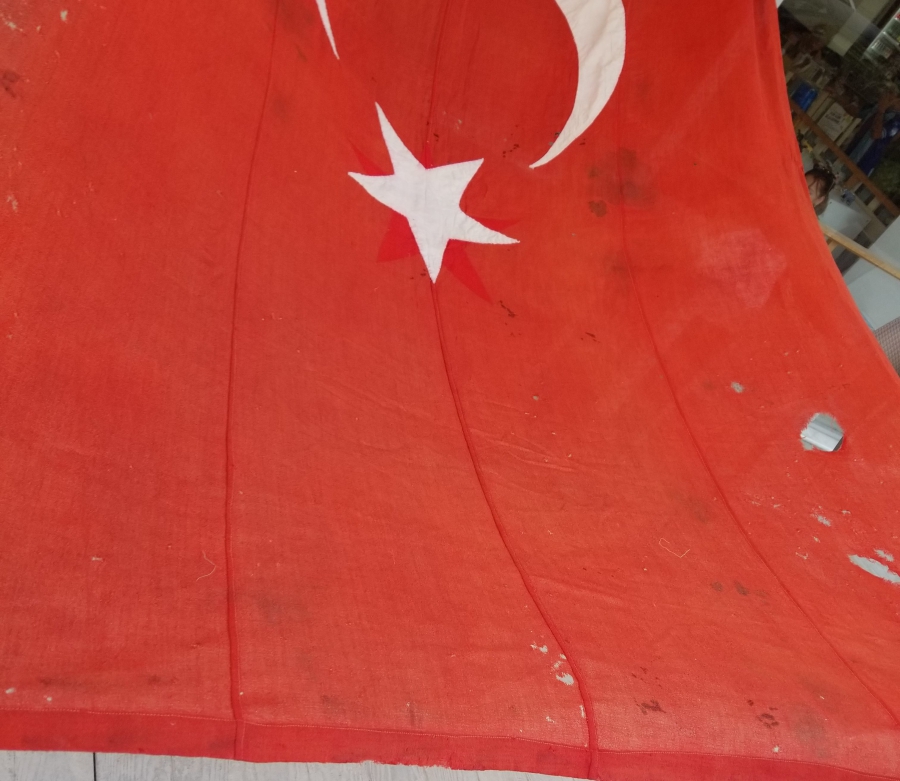 OSMANLI SON DÖNEM DEV BOYDA BAYRAK