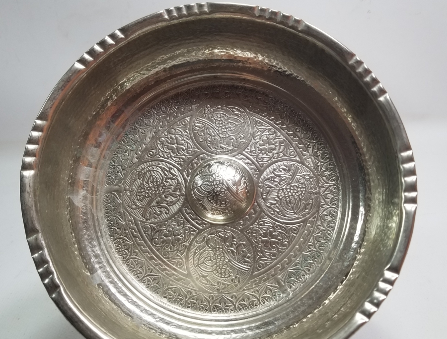 KABARTMA İŞÇİLİKLİ BAKIR HAMAM TASI