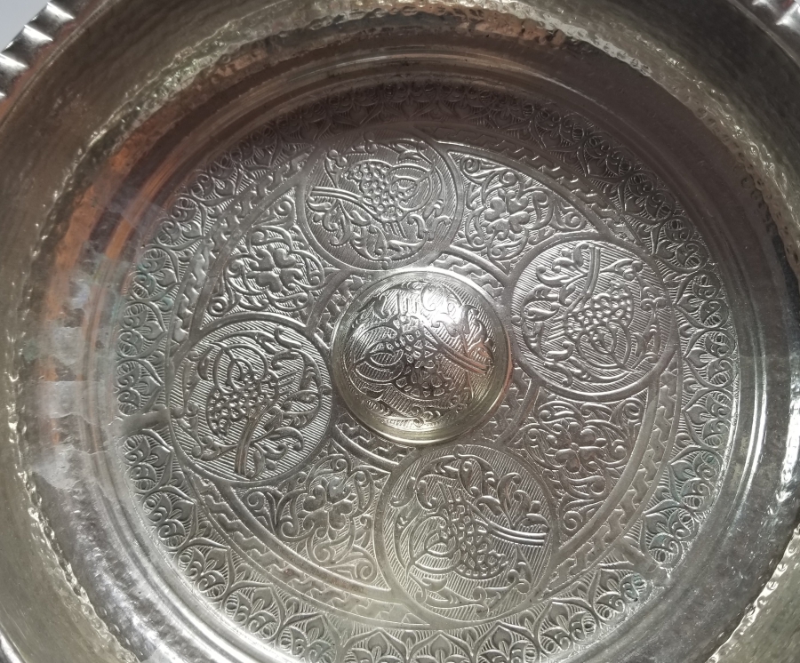 KABARTMA İŞÇİLİKLİ BAKIR HAMAM TASI