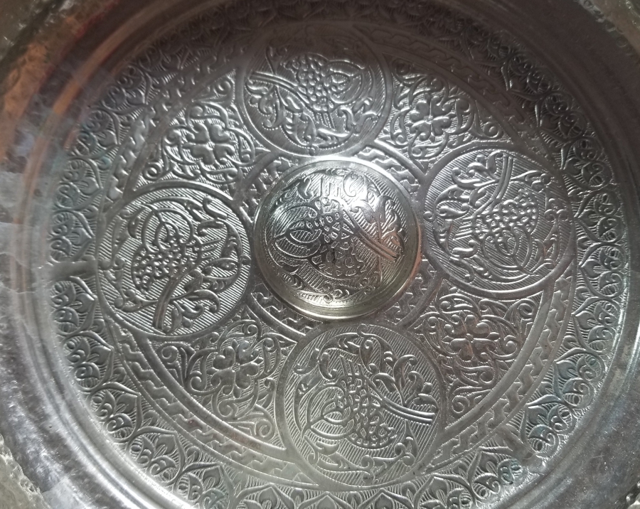 KABARTMA İŞÇİLİKLİ BAKIR HAMAM TASI