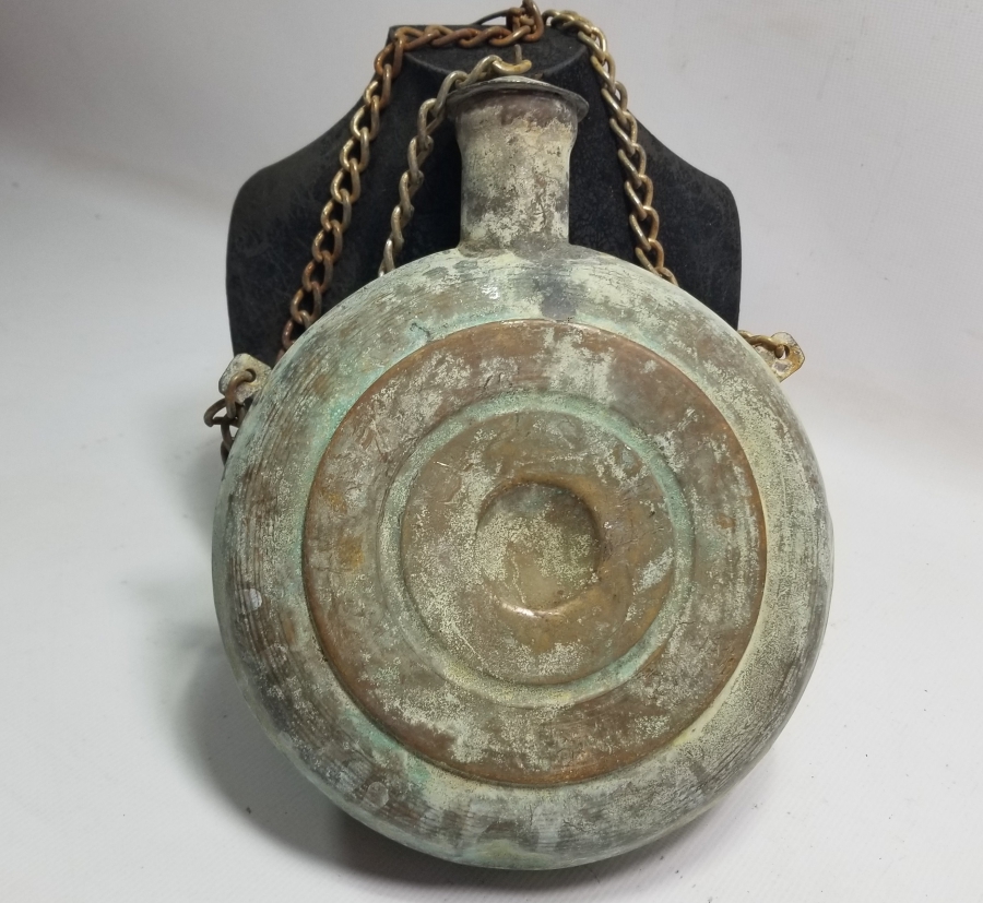 OSMANLI DÖNEMİ BAKIR DEVE MATARASI