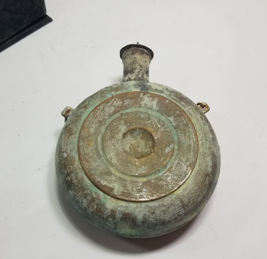 OSMANLI DÖNEMİ BAKIR DEVE MATARASI