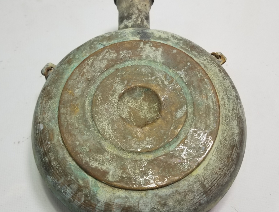 OSMANLI DÖNEMİ BAKIR DEVE MATARASI