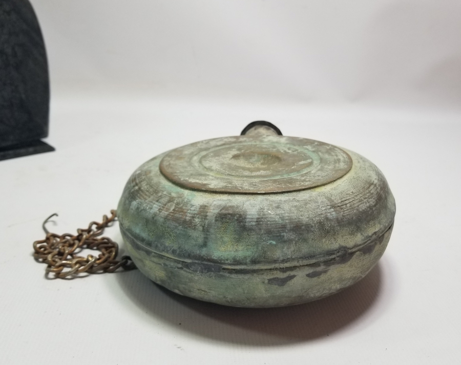 OSMANLI DÖNEMİ BAKIR DEVE MATARASI