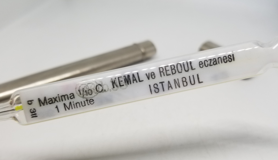 ORİJİNAL KUTUSUNDA ANTİKA TERMOMETRE