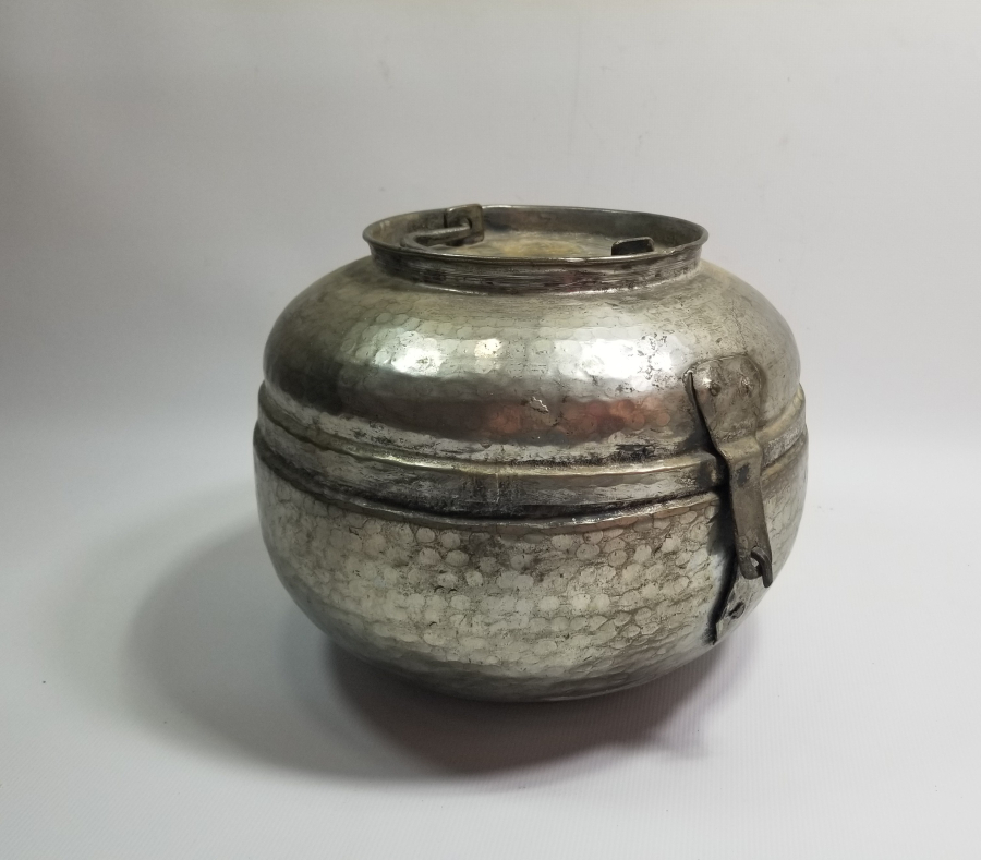 NADİR TİPTE OSMANLI DÖNEMİ KAPAKLI BAKIR MAYALIK