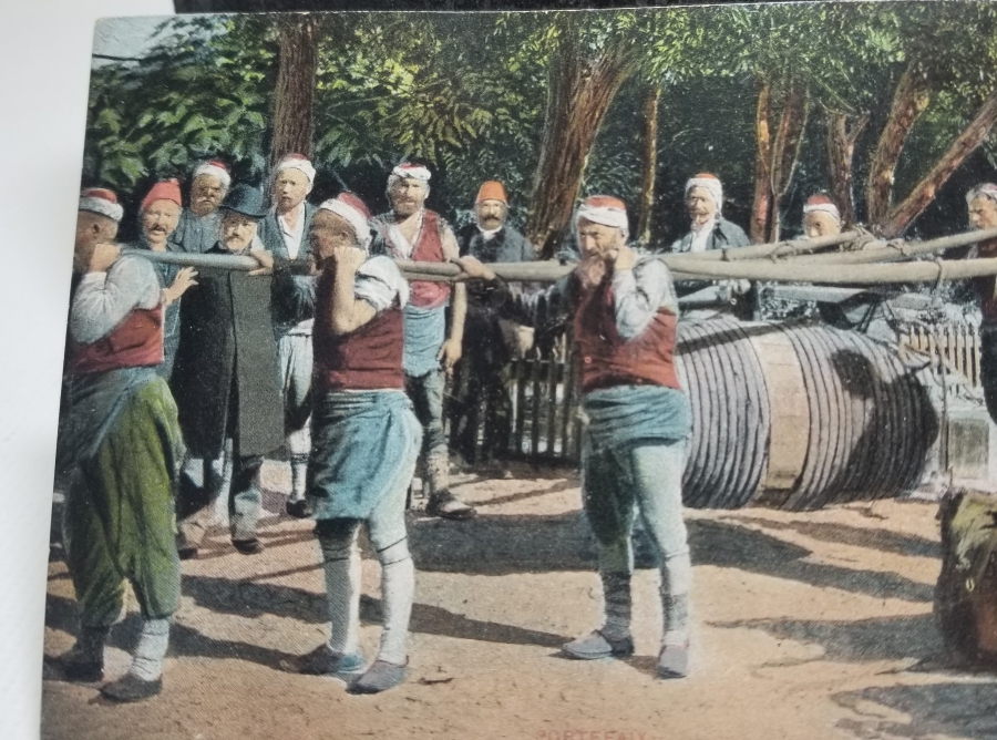 TULUMBACILAR KONULU OSMANLI DÖNEMİ KARTPOSTAL
