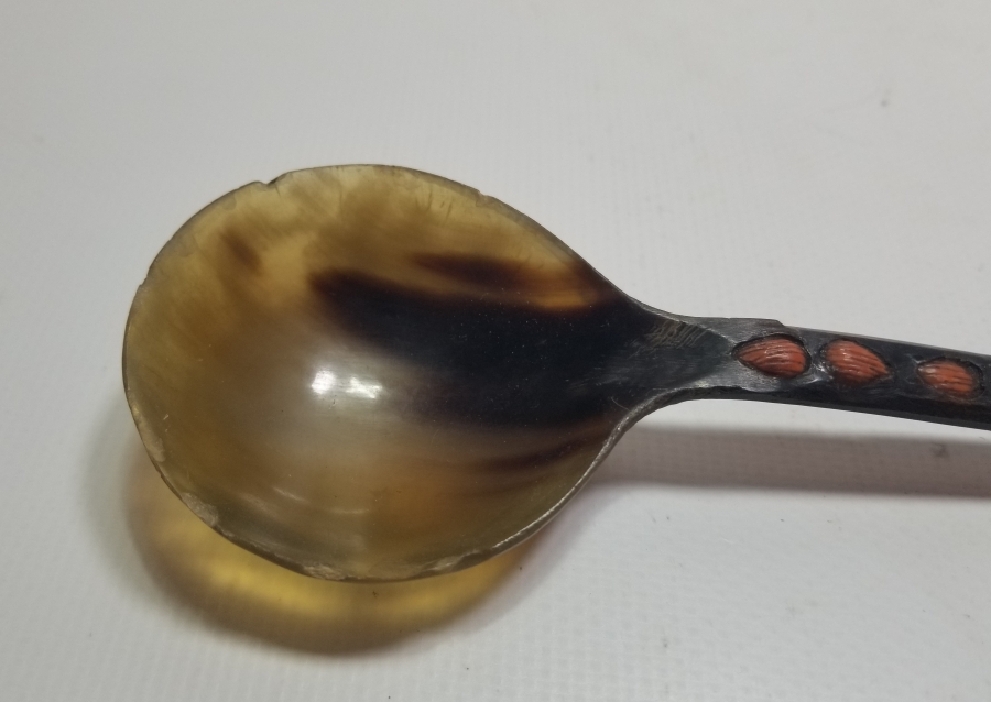 OSMANLI DÖNEMİ ÜZERİ MERCANLI TEKKE İŞİ HOŞAF KAŞIĞI