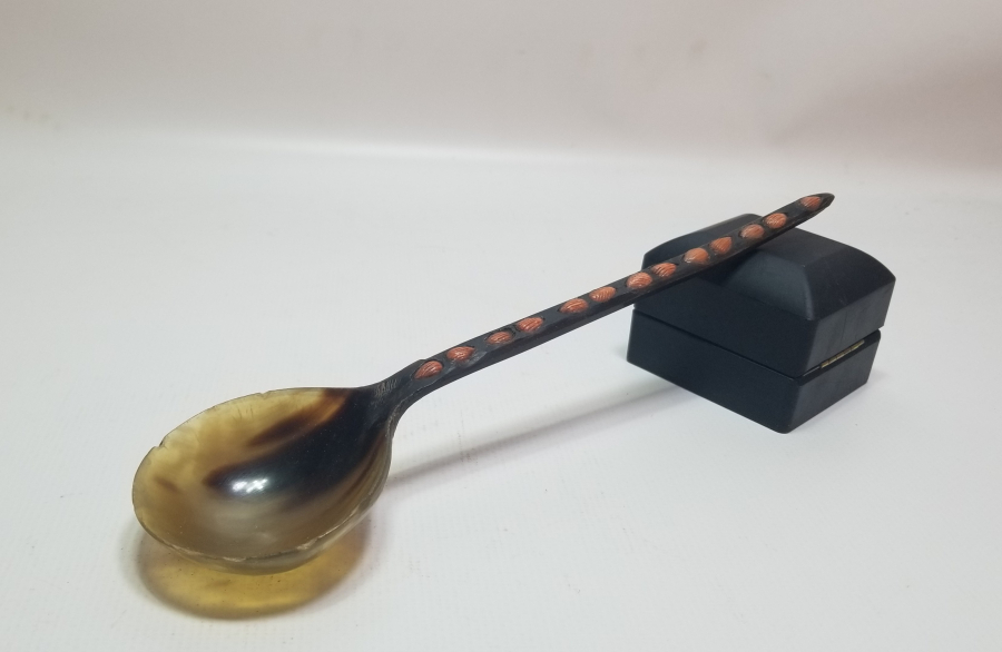 OSMANLI DÖNEMİ ÜZERİ MERCANLI TEKKE İŞİ HOŞAF KAŞIĞI
