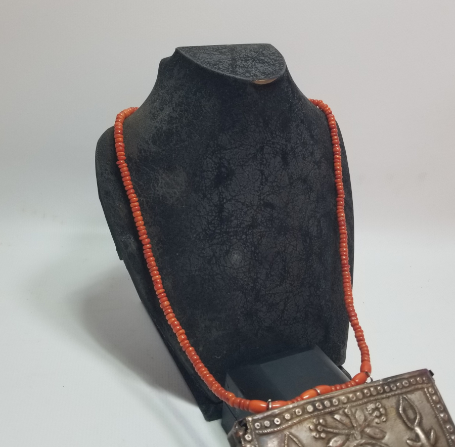OSMANLI DÖNEMİ MERCANLI GÜMÜŞ ENAM-I ŞERİF KABI