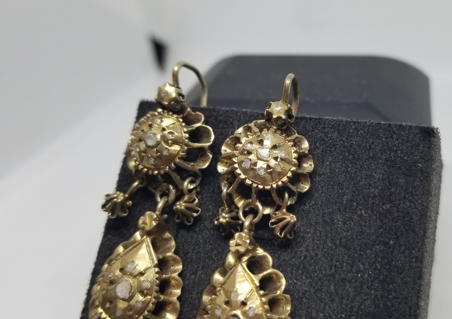 OSMANLI DÖNEMİ ELMASLI NADİR DUT KÜPE