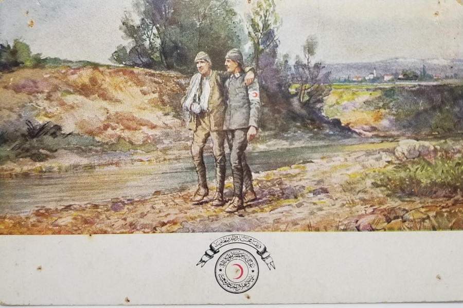 1. DÜNYA SAVAŞI DÖNEMİ HİLAL-İ AHMER KARTPOSTAL