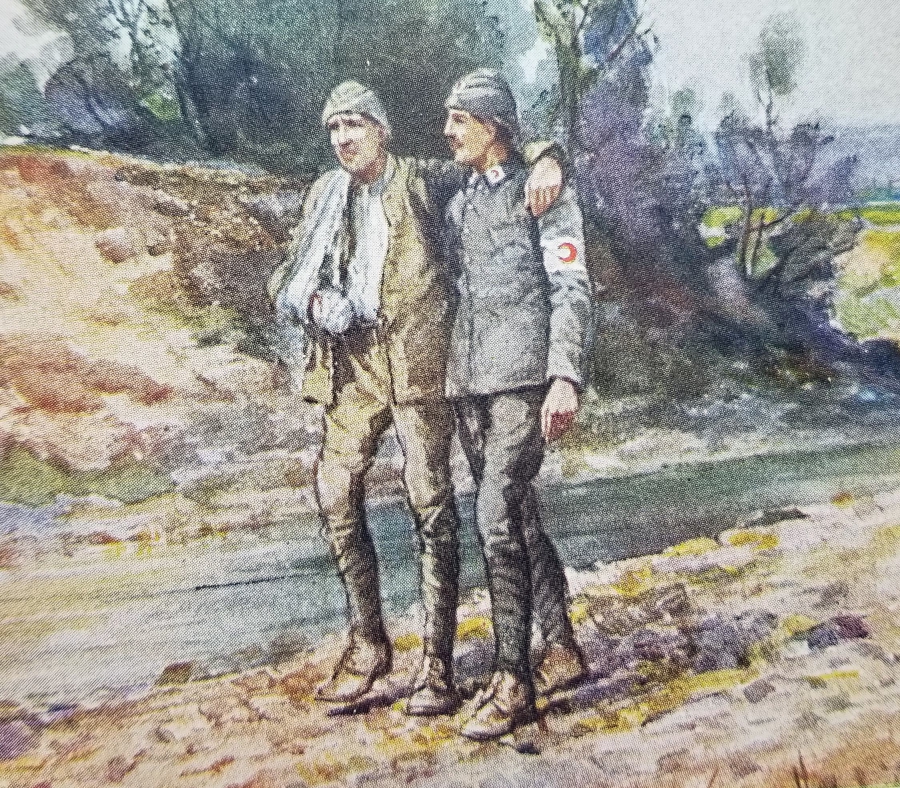 1. DÜNYA SAVAŞI DÖNEMİ HİLAL-İ AHMER KARTPOSTAL
