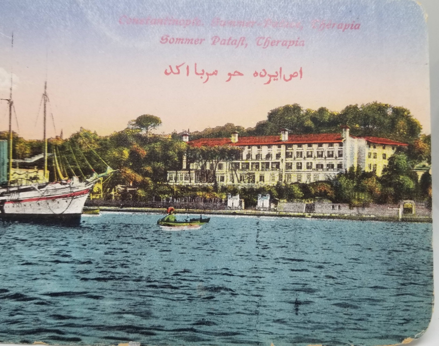 TARABYA'DA SUMMER PALACE OTELİ GÖRSELLİ OSMANLI DÖNEMİ KARTPOSTAL