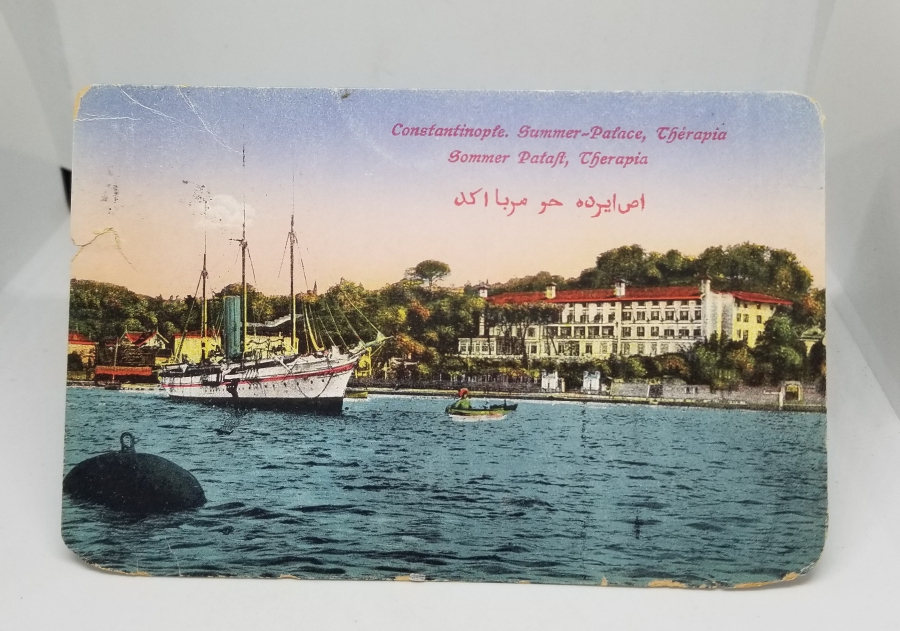 TARABYA'DA SUMMER PALACE OTELİ GÖRSELLİ OSMANLI DÖNEMİ KARTPOSTAL