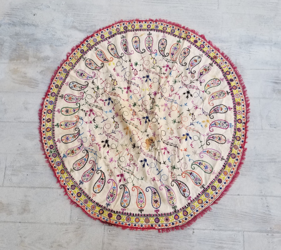 OSMANLI DÖNEMİ ZİNCİR İŞİ NADİR SİNİ ÖRTÜSÜ