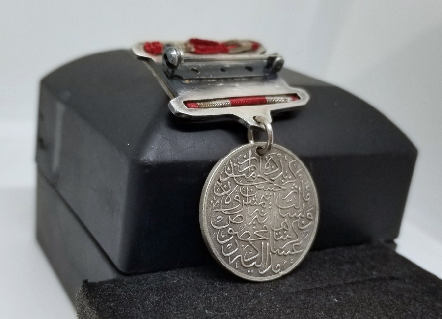 ÇOK NADİR GÜMÜŞ CEDİD GİRİT MADALYASI