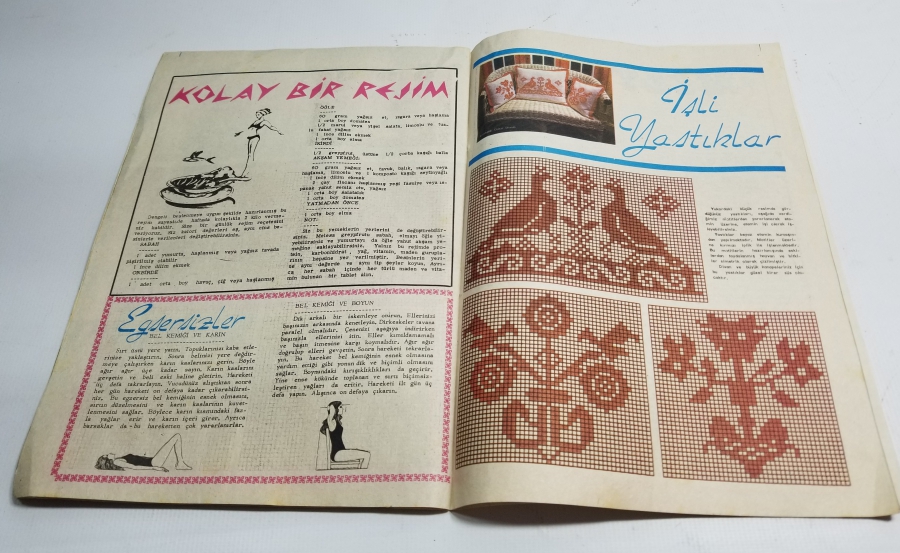 1975 TARİHLİ SAMANYOLU İSİMLİ ANTİKA HAFTALIK MECMUA