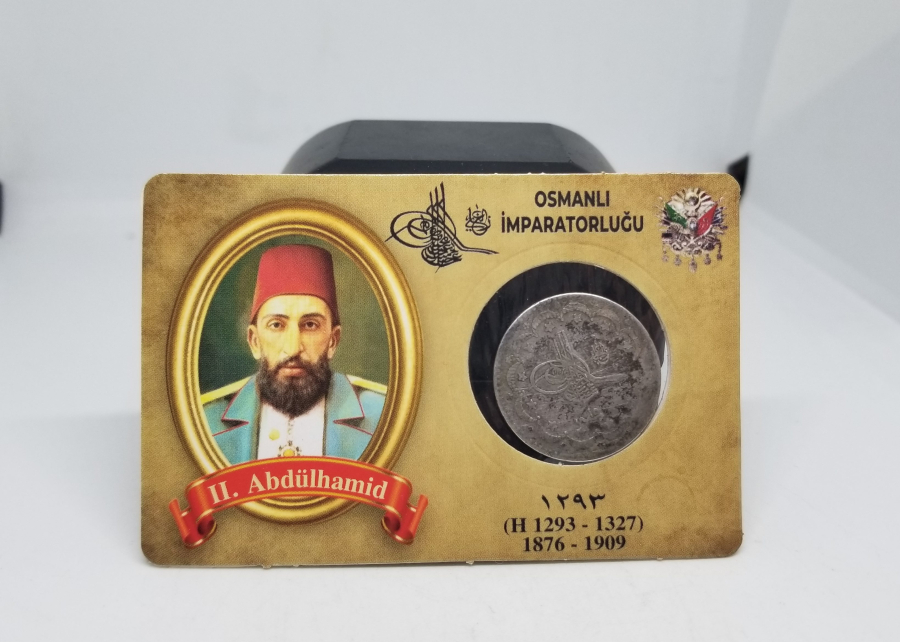 SULTAN ABDÜLHAMİD HAN DÖNEMİ KOLEKSİYONLUK KAPAMASINDA GÜMÜŞ 5 KURUŞ